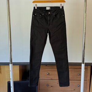 Acne Studios Black Skin 5 Mid Rise Skinny Jeans Size 27x32